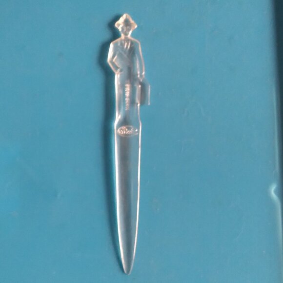 Vintage Letter Opener (circa 1950) Fuller Brush Co. Man Figure Plastic 6-6 - Picture 1 of 3